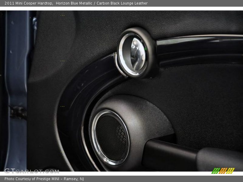 Horizon Blue Metallic / Carbon Black Lounge Leather 2011 Mini Cooper Hardtop