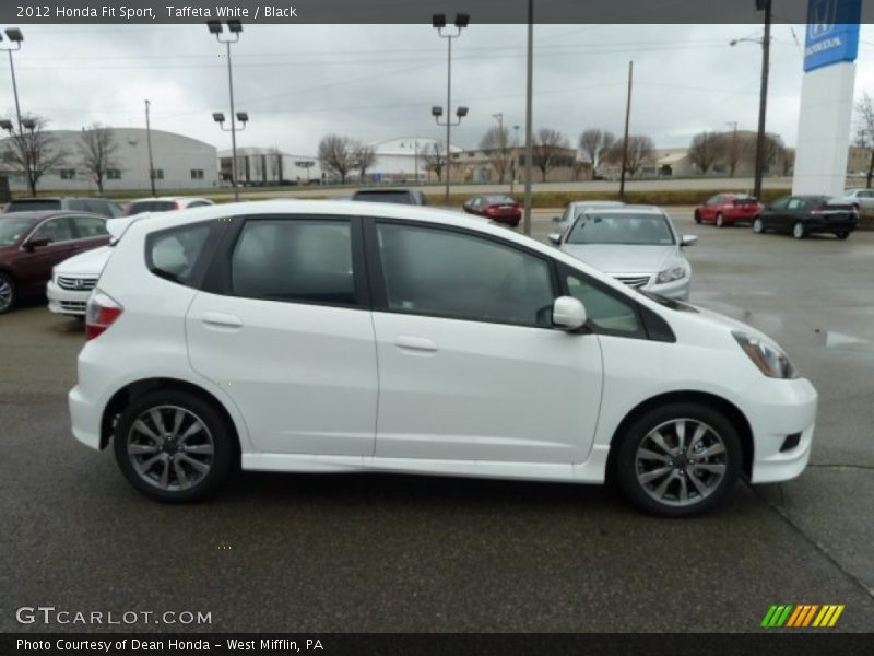 Taffeta White / Black 2012 Honda Fit Sport