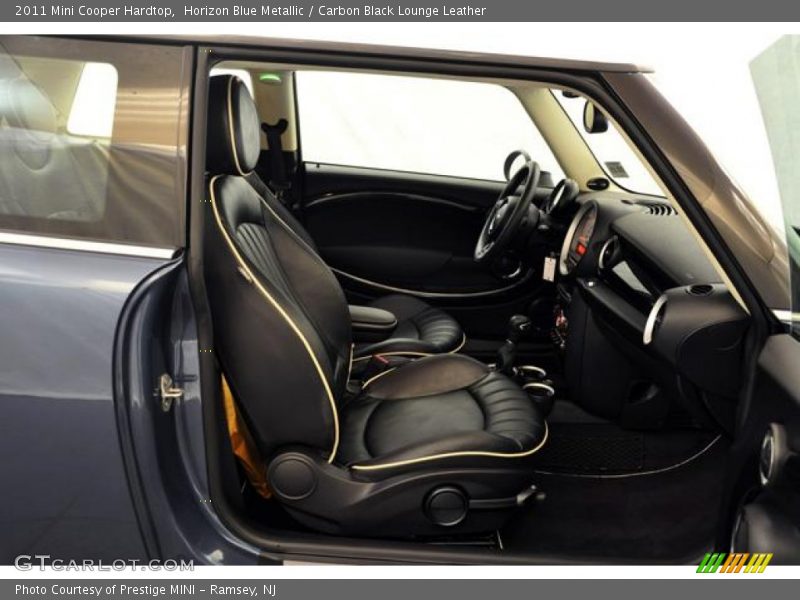 Horizon Blue Metallic / Carbon Black Lounge Leather 2011 Mini Cooper Hardtop