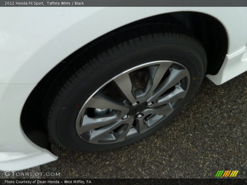 Taffeta White / Black 2012 Honda Fit Sport