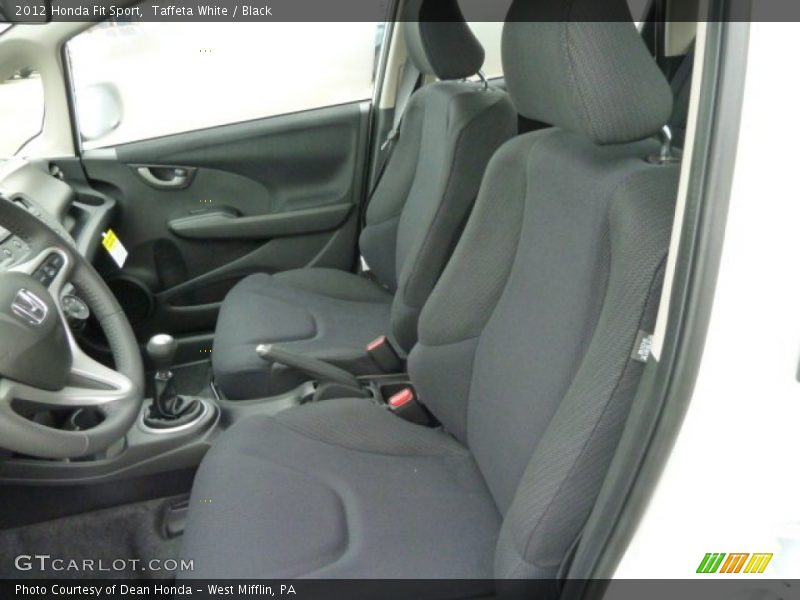 Taffeta White / Black 2012 Honda Fit Sport