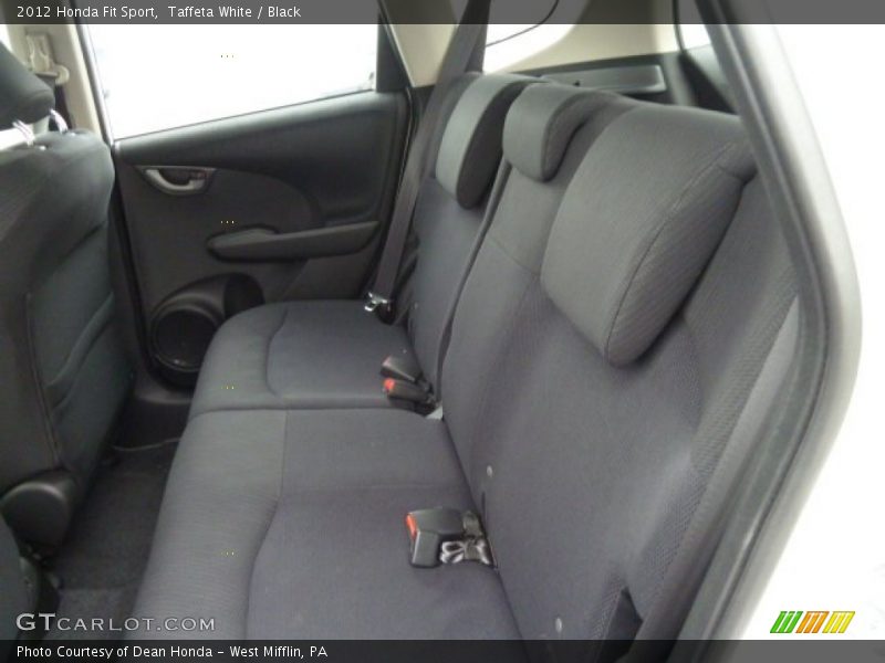 Taffeta White / Black 2012 Honda Fit Sport