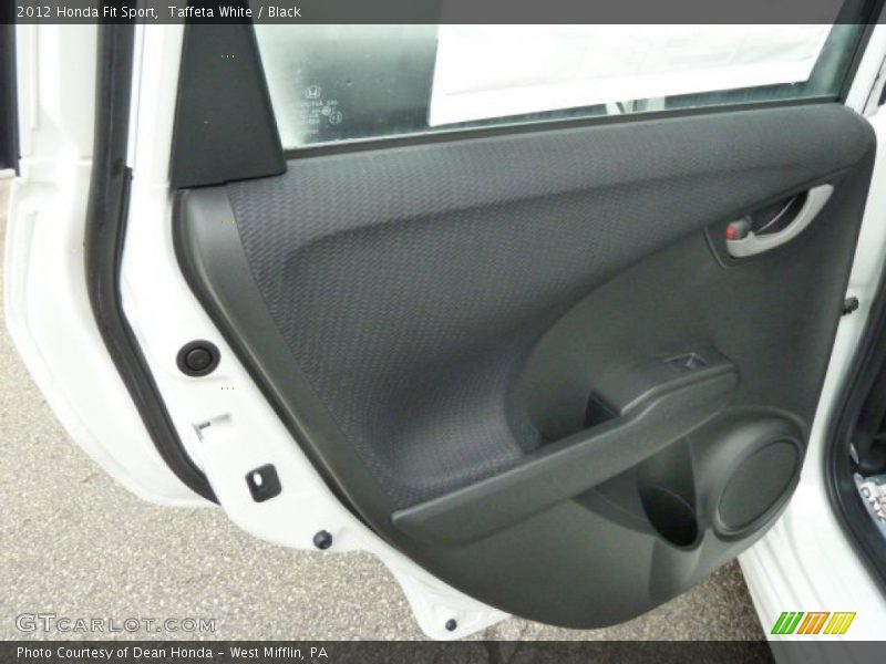 Taffeta White / Black 2012 Honda Fit Sport