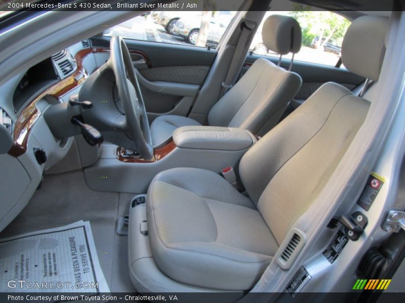 Brilliant Silver Metallic / Ash 2004 Mercedes-Benz S 430 Sedan