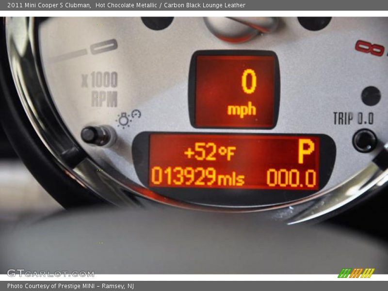 Hot Chocolate Metallic / Carbon Black Lounge Leather 2011 Mini Cooper S Clubman