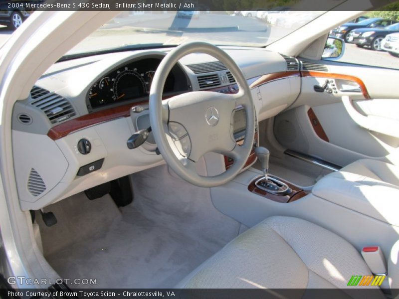 Brilliant Silver Metallic / Ash 2004 Mercedes-Benz S 430 Sedan