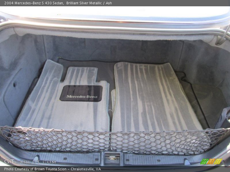 Brilliant Silver Metallic / Ash 2004 Mercedes-Benz S 430 Sedan