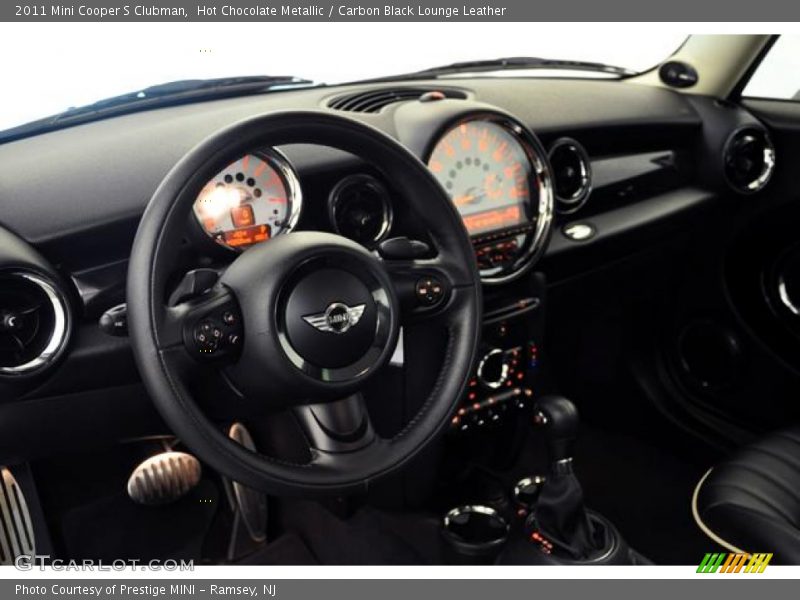 Hot Chocolate Metallic / Carbon Black Lounge Leather 2011 Mini Cooper S Clubman