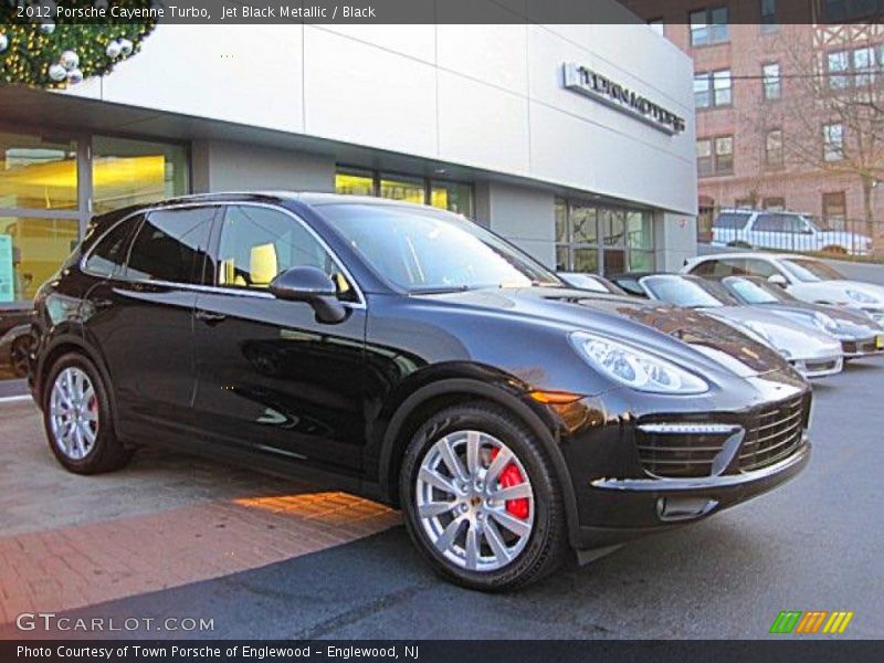 Jet Black Metallic / Black 2012 Porsche Cayenne Turbo