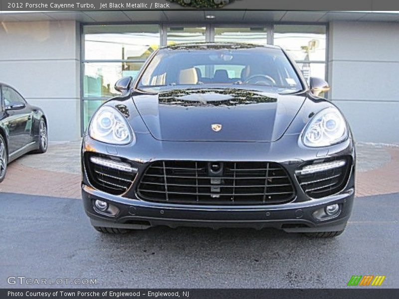 Jet Black Metallic / Black 2012 Porsche Cayenne Turbo