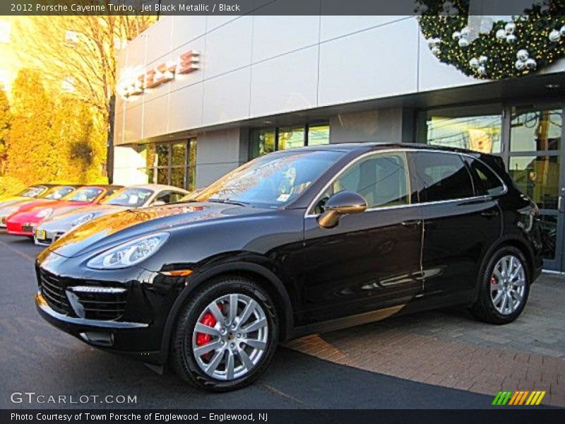 Jet Black Metallic / Black 2012 Porsche Cayenne Turbo