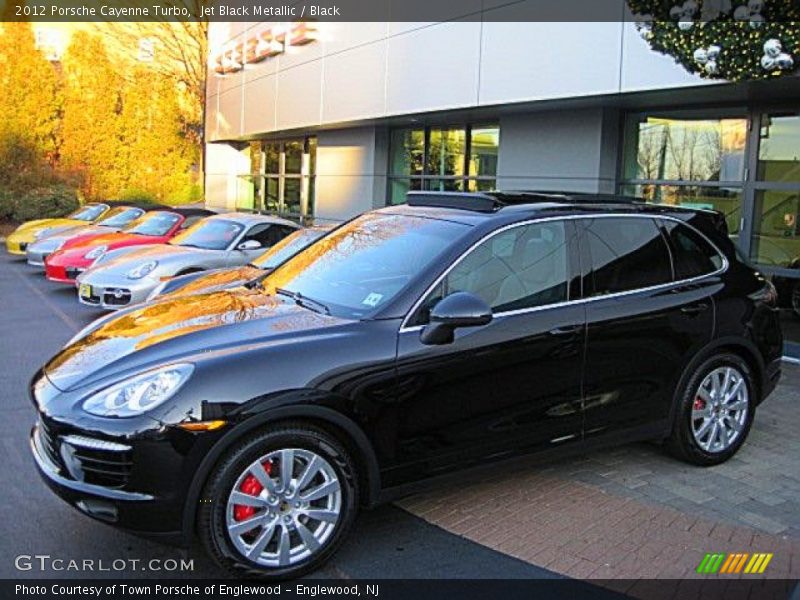 Jet Black Metallic / Black 2012 Porsche Cayenne Turbo