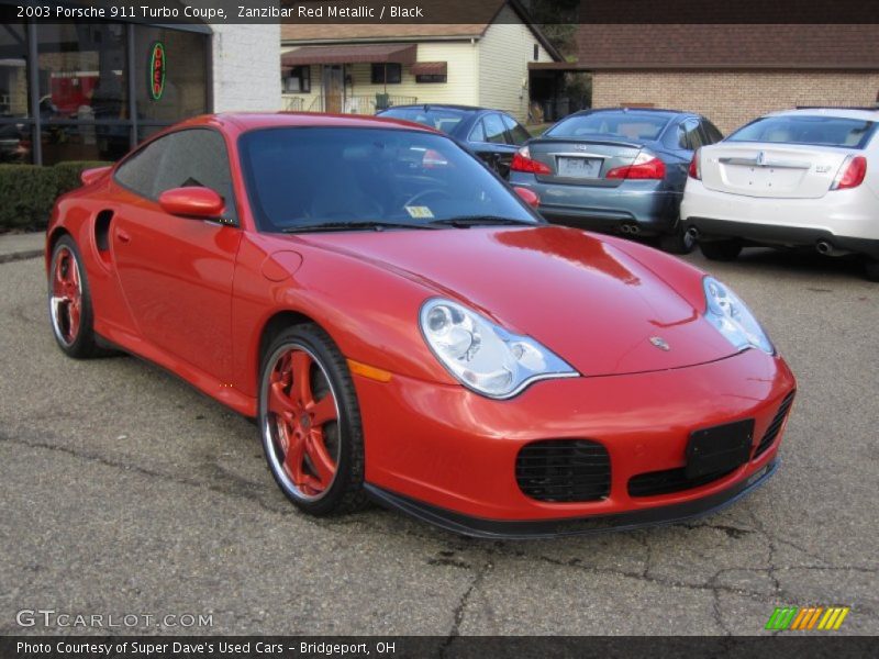 Front 3/4 View of 2003 911 Turbo Coupe