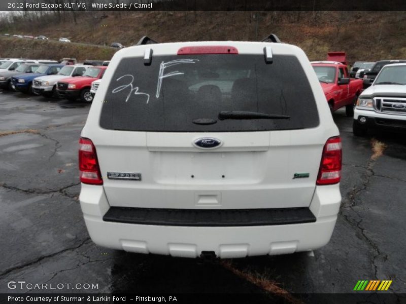 White Suede / Camel 2012 Ford Escape XLT V6