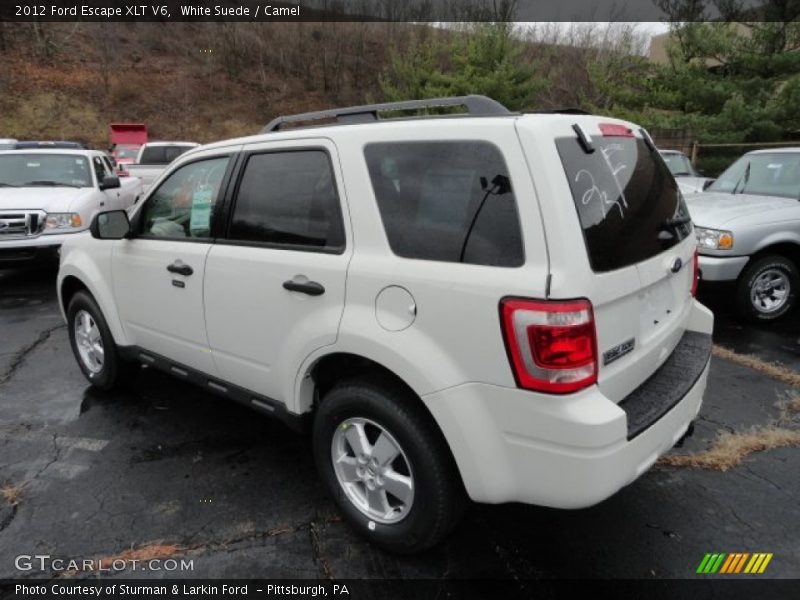 White Suede / Camel 2012 Ford Escape XLT V6