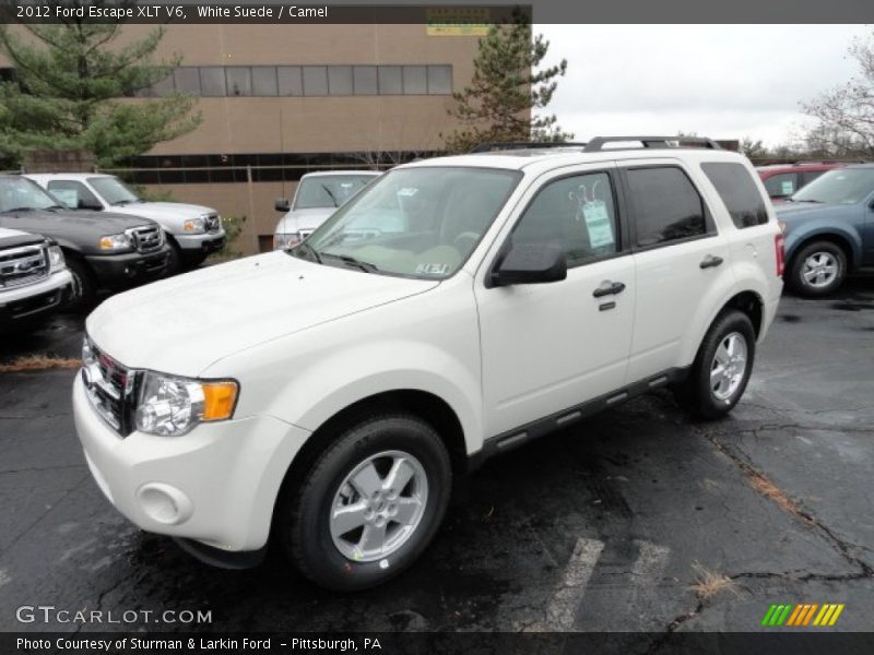 White Suede / Camel 2012 Ford Escape XLT V6