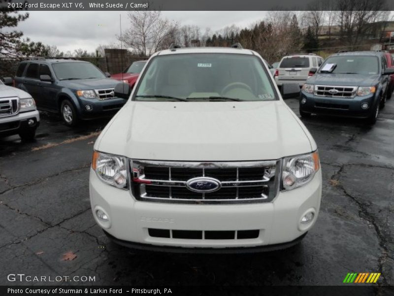 White Suede / Camel 2012 Ford Escape XLT V6