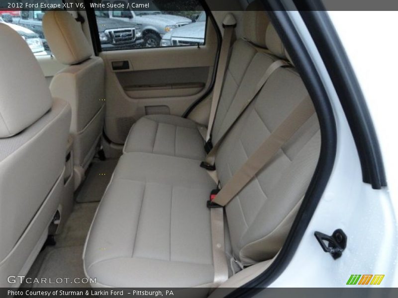 White Suede / Camel 2012 Ford Escape XLT V6