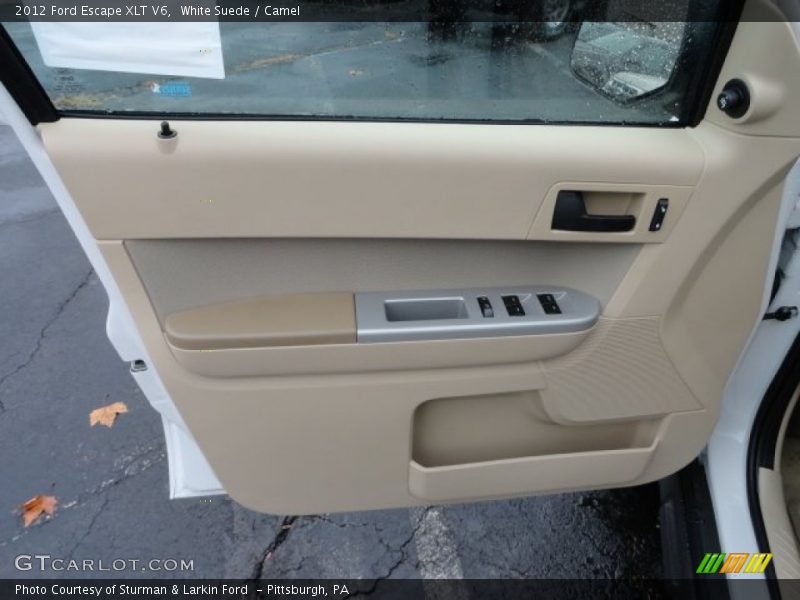 White Suede / Camel 2012 Ford Escape XLT V6