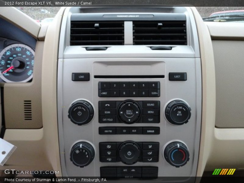 White Suede / Camel 2012 Ford Escape XLT V6