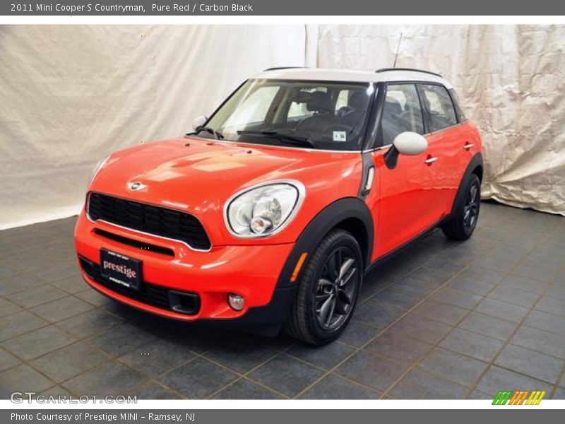 Pure Red / Carbon Black 2011 Mini Cooper S Countryman