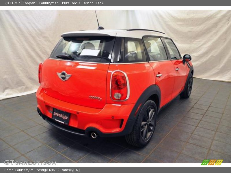 Pure Red / Carbon Black 2011 Mini Cooper S Countryman