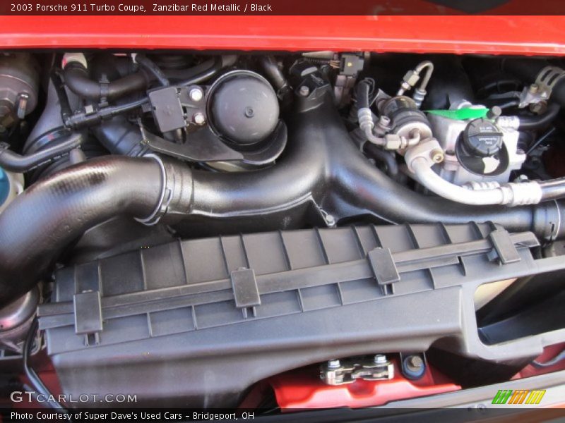  2003 911 Turbo Coupe Engine - 3.6 Liter Twin-Turbocharged DOHC 24V VarioCam Flat 6 Cylinder