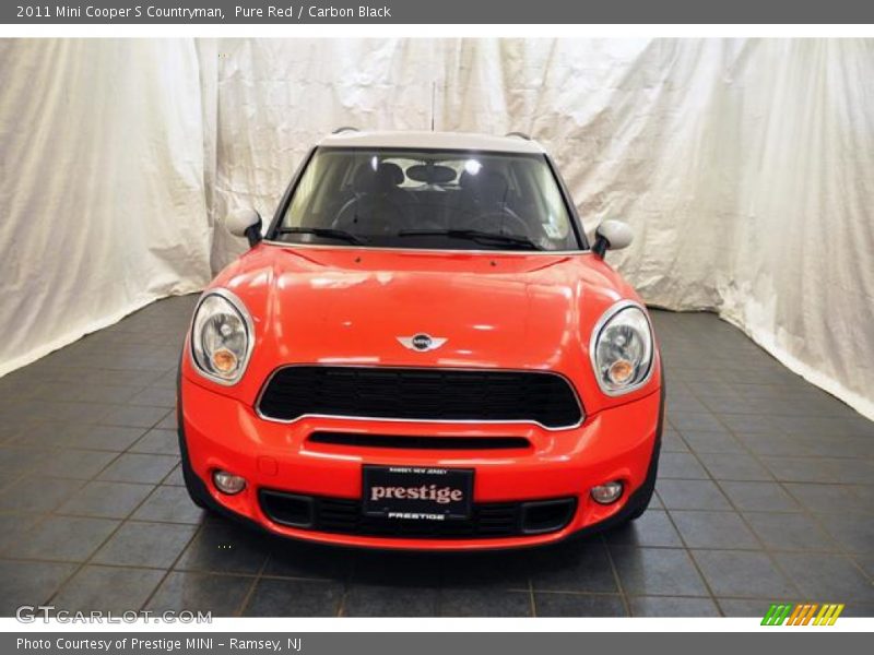 Pure Red / Carbon Black 2011 Mini Cooper S Countryman