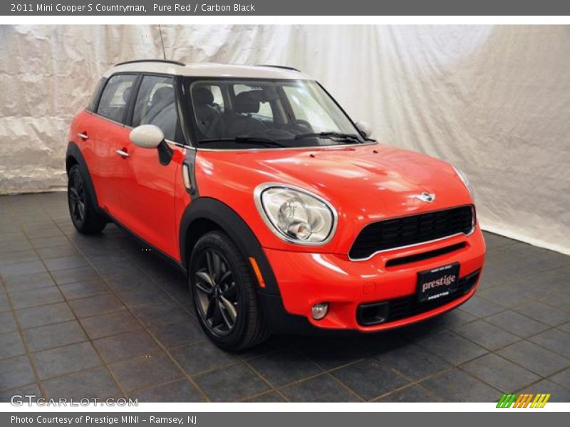 Pure Red / Carbon Black 2011 Mini Cooper S Countryman