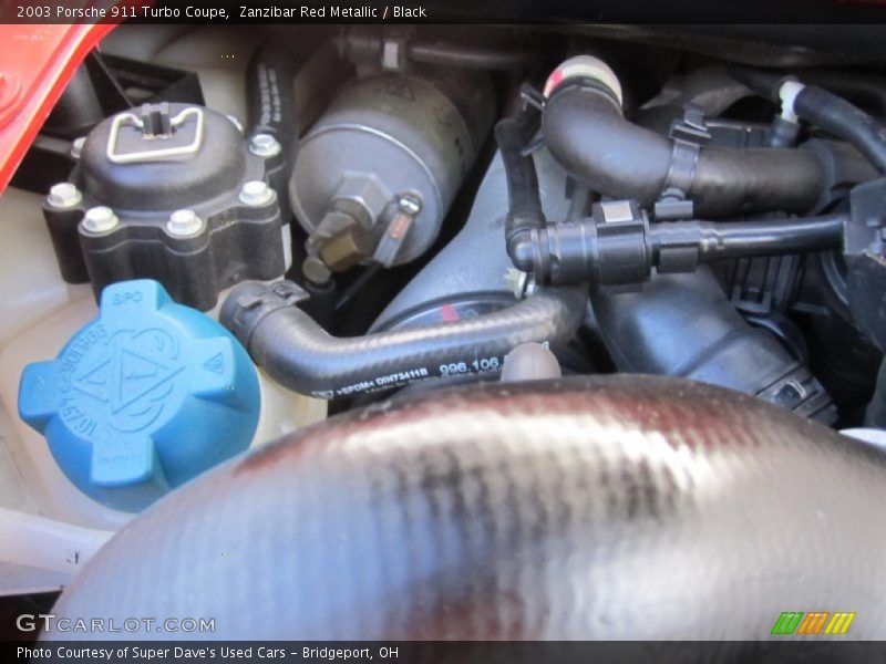  2003 911 Turbo Coupe Engine - 3.6 Liter Twin-Turbocharged DOHC 24V VarioCam Flat 6 Cylinder