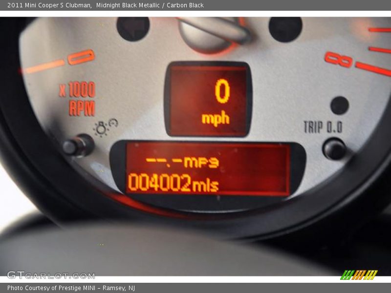 Midnight Black Metallic / Carbon Black 2011 Mini Cooper S Clubman