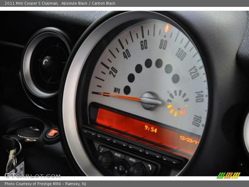 Absolute Black / Carbon Black 2011 Mini Cooper S Clubman