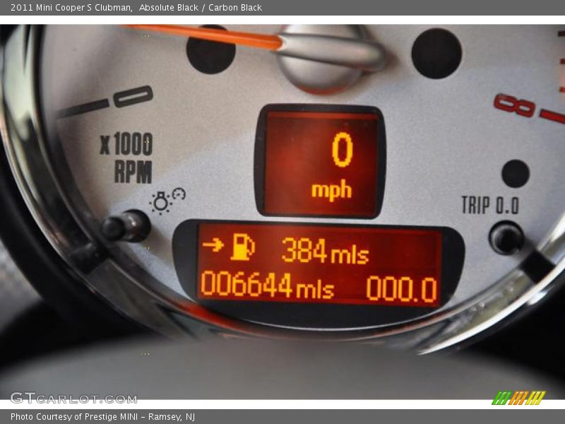 Absolute Black / Carbon Black 2011 Mini Cooper S Clubman