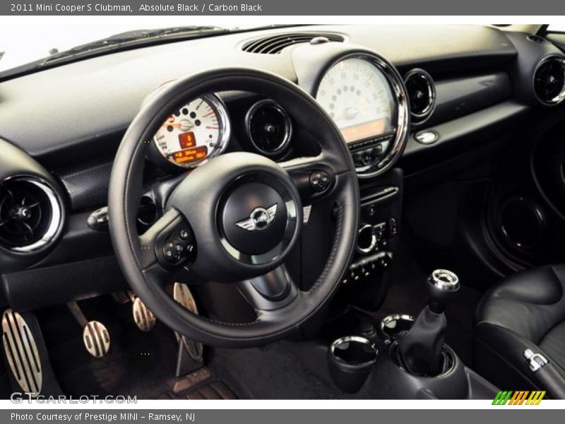 Absolute Black / Carbon Black 2011 Mini Cooper S Clubman