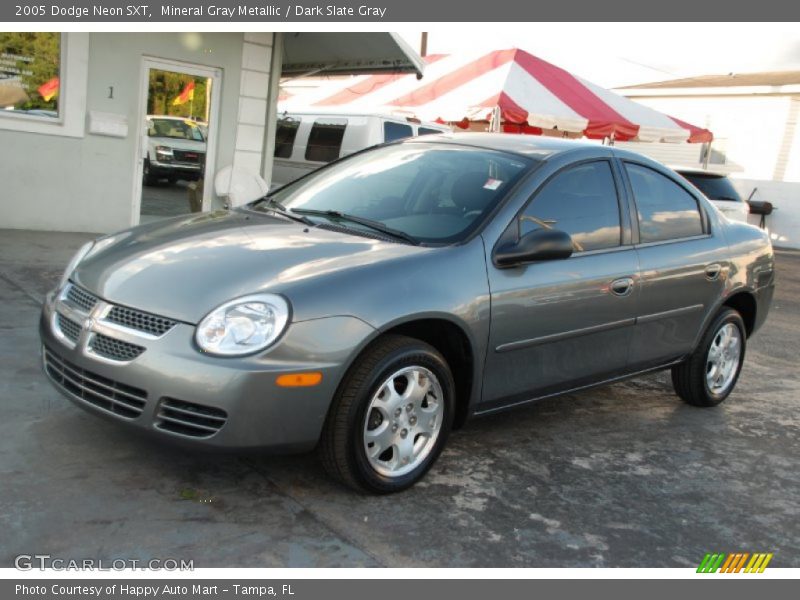 Mineral Gray Metallic / Dark Slate Gray 2005 Dodge Neon SXT