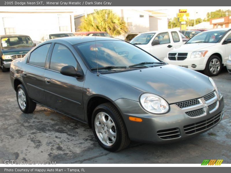 Mineral Gray Metallic / Dark Slate Gray 2005 Dodge Neon SXT