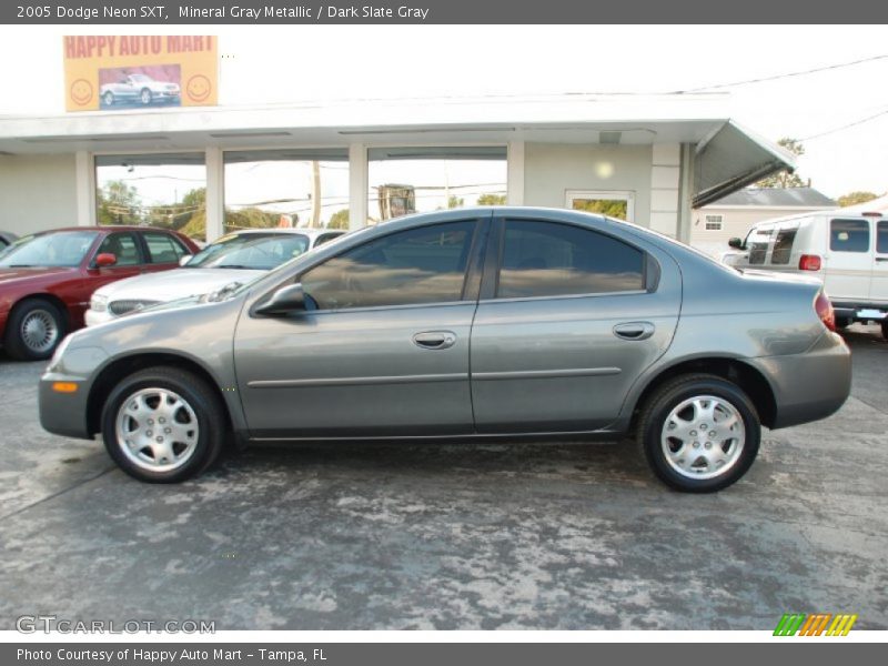 Mineral Gray Metallic / Dark Slate Gray 2005 Dodge Neon SXT