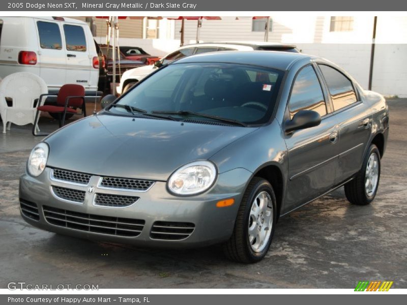Mineral Gray Metallic / Dark Slate Gray 2005 Dodge Neon SXT