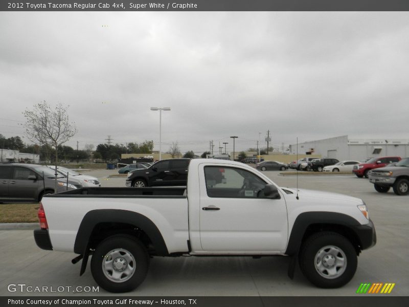 Super White / Graphite 2012 Toyota Tacoma Regular Cab 4x4