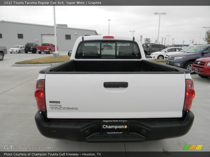 Super White / Graphite 2012 Toyota Tacoma Regular Cab 4x4