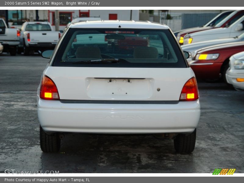 Bright White / Gray 2000 Saturn S Series SW2 Wagon