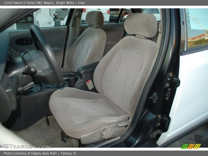 Bright White / Gray 2000 Saturn S Series SW2 Wagon