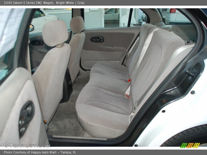 Bright White / Gray 2000 Saturn S Series SW2 Wagon