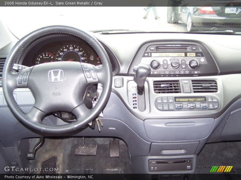 Slate Green Metallic / Gray 2006 Honda Odyssey EX-L