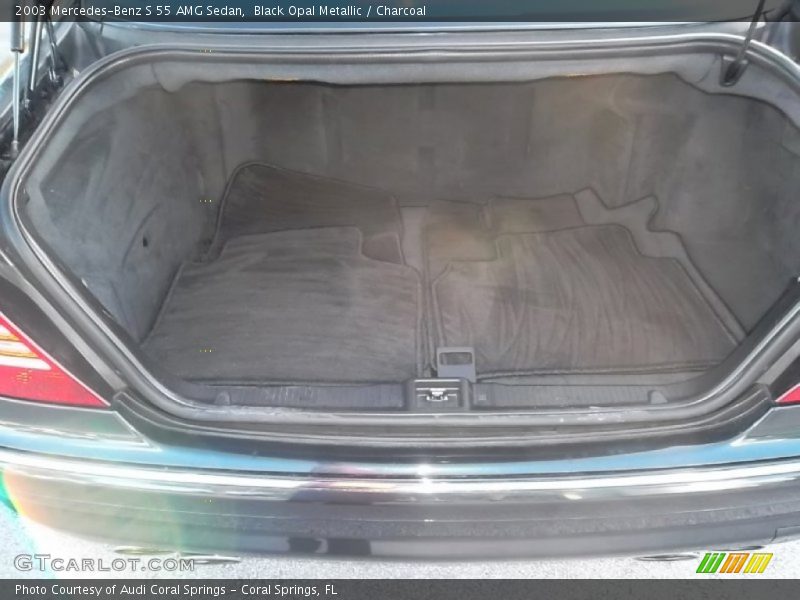Black Opal Metallic / Charcoal 2003 Mercedes-Benz S 55 AMG Sedan