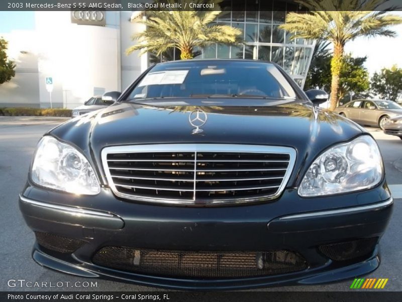 Black Opal Metallic / Charcoal 2003 Mercedes-Benz S 55 AMG Sedan
