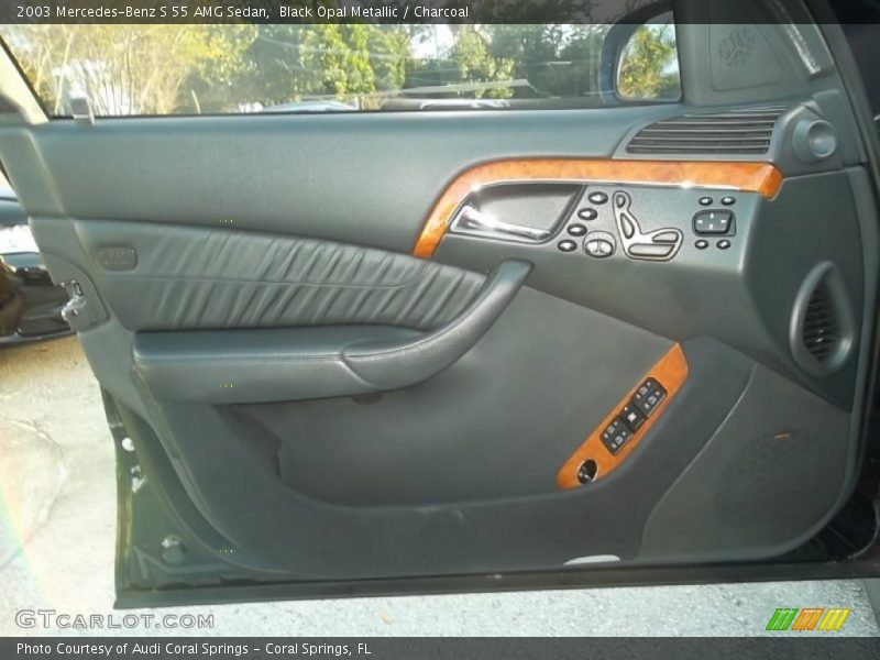 Black Opal Metallic / Charcoal 2003 Mercedes-Benz S 55 AMG Sedan