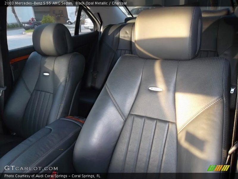 Black Opal Metallic / Charcoal 2003 Mercedes-Benz S 55 AMG Sedan