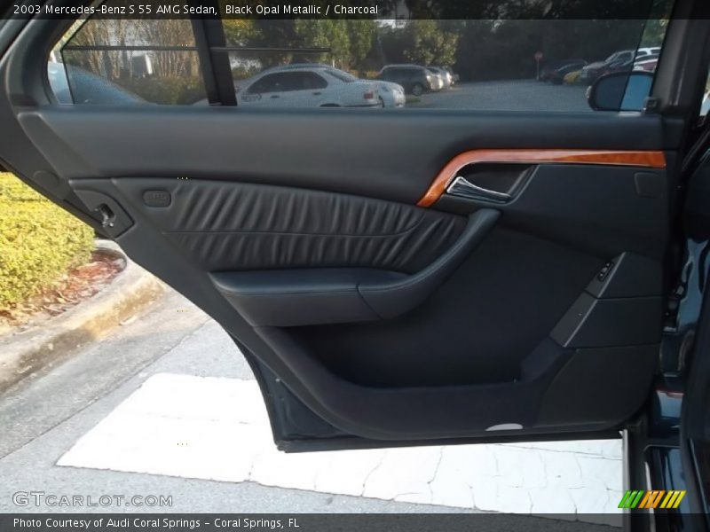 Black Opal Metallic / Charcoal 2003 Mercedes-Benz S 55 AMG Sedan