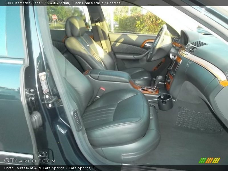 Black Opal Metallic / Charcoal 2003 Mercedes-Benz S 55 AMG Sedan